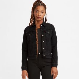 Black Denim Levi Jacket